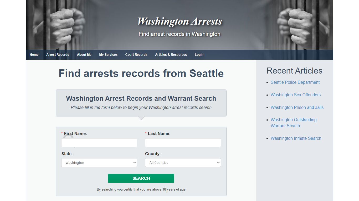 Seattle Warrant Search and Arrest Records